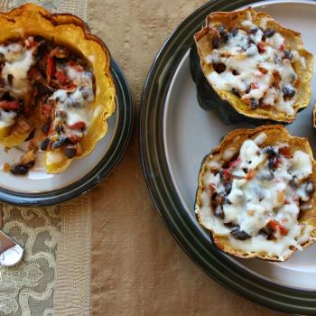 Vegetarian Stuffed Acorn Squash