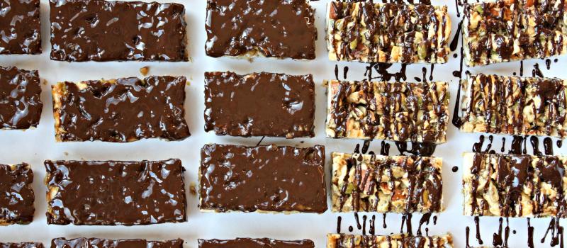 Dark Chocolate Toasted Seed-n-Nut Bars