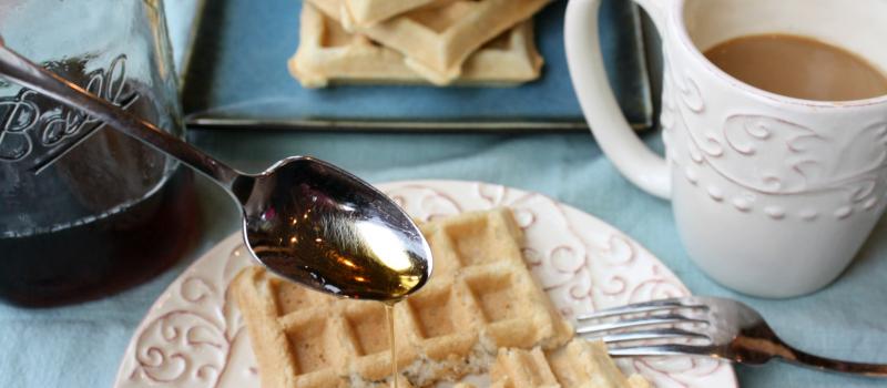 Gluten Free Waffles, almond and coconut flour