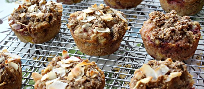 Grain Free Strawberry Mango Muffins