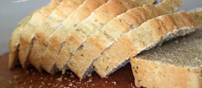 Homemade herb bread with Einkorn flour