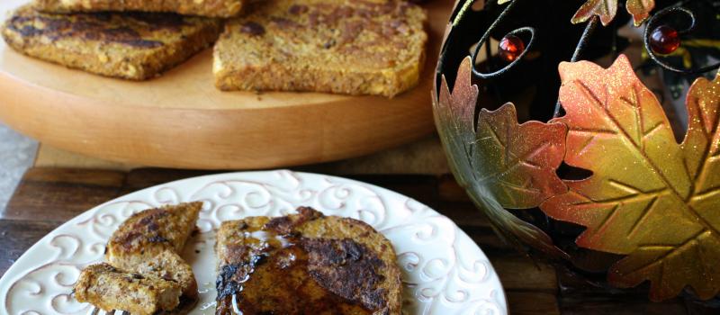 Healthy Pumpkin French Toast