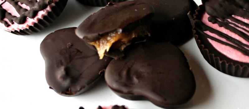 Salted Caramel Dark Chocolates