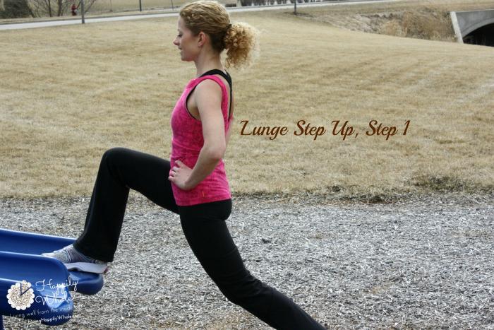 Lunge Step Up, Step 1