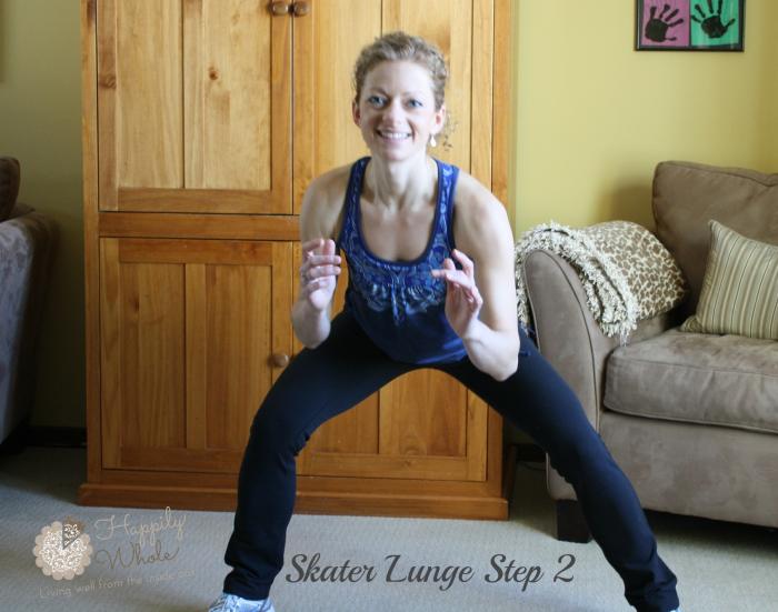 Skater Lunge Step 2