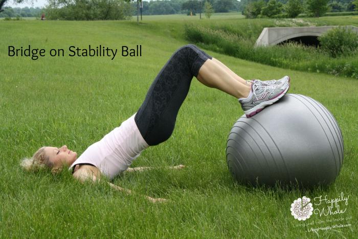 Stability Ball Bridge