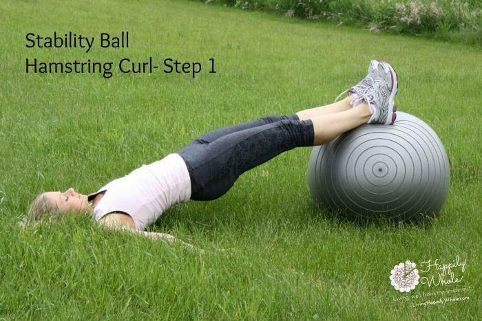 Stability Ball Hamstring Curl-1