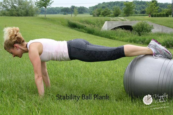 Stability Ball Plank